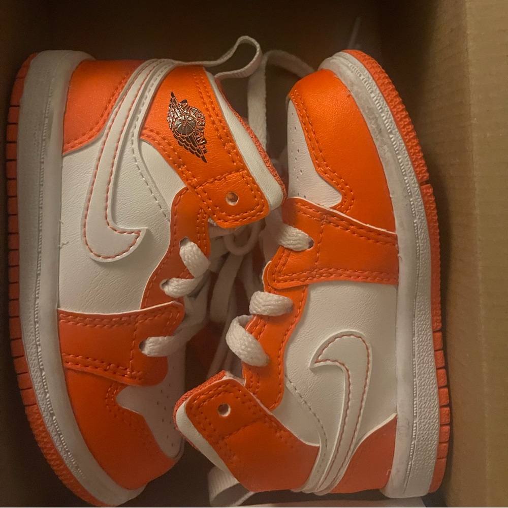 Orange jordans